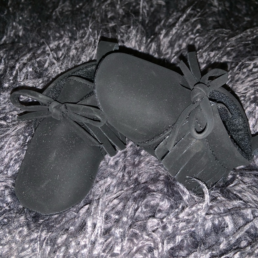 Baby black shoes